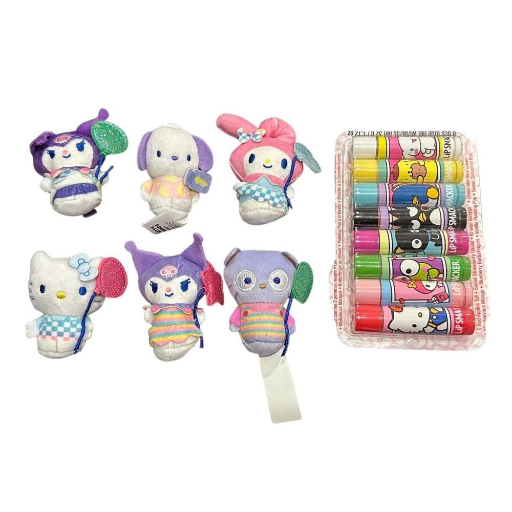 Hello Kitty‎ And Friends Mini Plush & Lip Smacker Bundle
